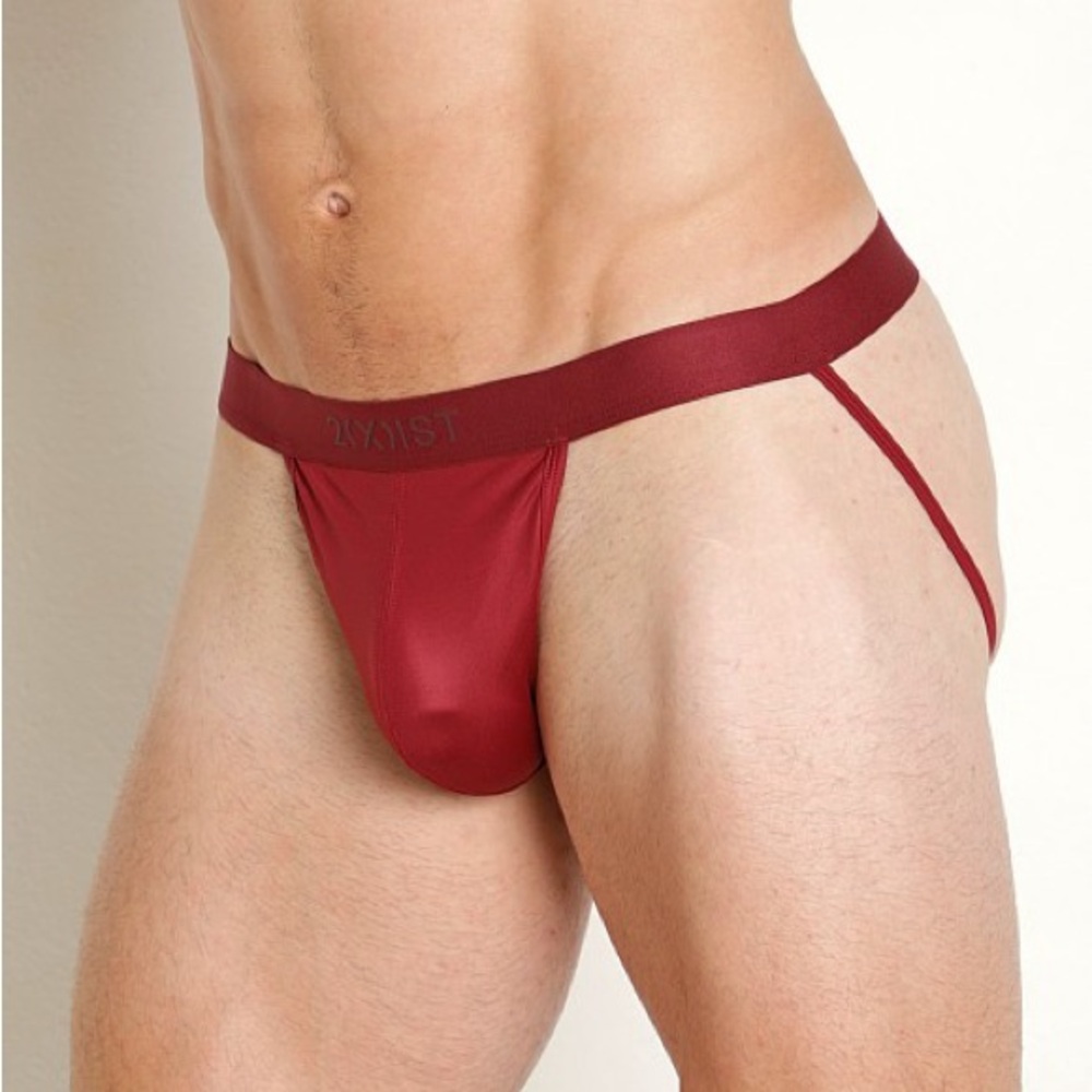 2XIST SLIQ JOCKSTRAP CORDOVAN